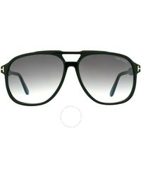 Tom Ford - Raoul Smoke Gradient Navigator Sunglasses Ft0753 01b 62 - Lyst