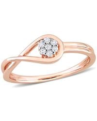 Amour - Diamond Accent Infinity Promise Ring - Lyst