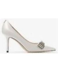 Jimmy Choo - Love Bow 85 Leather Pumps, Brand Size 35 Us - Lyst