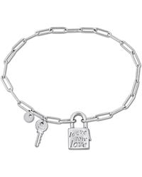 Amour - Paper Clip Link Bracelet - Lyst