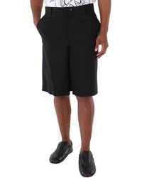 Burberry - Cut-Out Detail Tailored Shorts, Brand Size 46 (Waist - Lyst