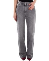 Versace - Regular-Fit High-Rise Jeans, Waist - Lyst