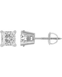 Brilliant Diamond - 14Kt 1.50 Carat Lab Grown Diamond Stud Earrings For - Lyst