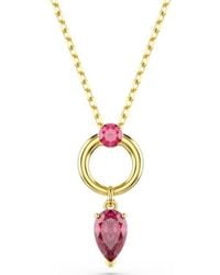 Swarovski - Mesmera-Tone Plated Pendant Necklace - Lyst