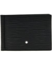 Montblanc - Meisterstuck 6Cc Leather 4810 Wallet With Money Clip - Lyst