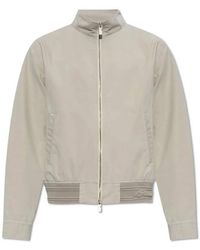 Burberry - Heron Logo Embroidered Bomber Jacket, Brand Size 50 Us - Lyst