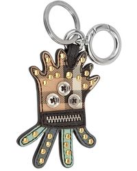 Burberry - Creature Haymarket Check Keychain - Lyst