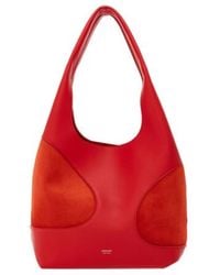Ferragamo - Cut-Out Detailing Hobo Bag - Lyst