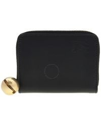 Burberry - Ekd Zip Leather Wallet - Lyst