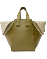Loewe - Compact Calfskin Hammock Bag - Lyst