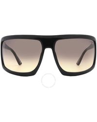 Tom Ford - Clint Smoke Gradient Wrap Sunglasses Ft1066 01b 68 - Lyst