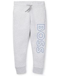 BOSS - Boys Vertical Logo Print Joggers - Lyst