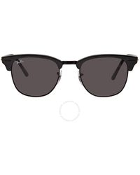 Ray-Ban - Clubmaster Marble Grey Sunglasses - Lyst