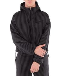 Ferragamo - Ferragamo Drawstring Hooded Jacket - Lyst