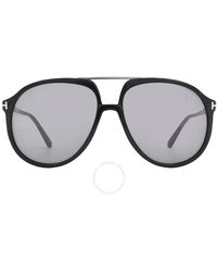 Tom Ford - Archie Smoke Mirror Pilot Sunglasses Ft1079 01c 58 - Lyst
