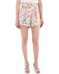 Zimmermann - Floral Pattern Shorts, - Lyst