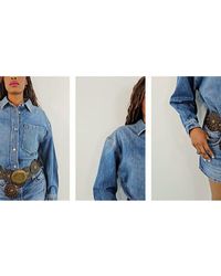 T By Alexander Wang - Prestyle Mini Shirt Dress, Us - Lyst