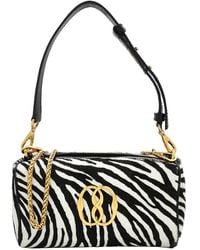 Bally - Emblem Rox Logo Plaque Leather Shoulder Bag - Lyst