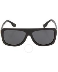 Burberry - Joan Dark Grey Square Sunglasses Be4362 300187 59 - Lyst
