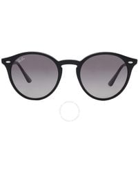 Ray-Ban - Grey Gradient Round Sunglasses Rb2180 601/11 51 - Lyst