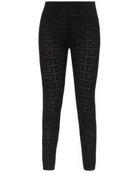 Givenchy - Stretch Lace Monogram Legging_Black - Lyst