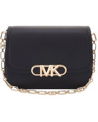 Michael Kors - Medium Parker Leather Messenger Bag - Lyst