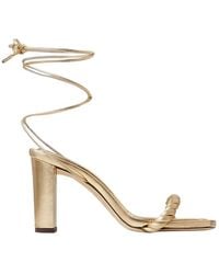 Jimmy Choo - Diosa 85 Metallic Nappa Sandals, Brand Size 35 Us - Lyst