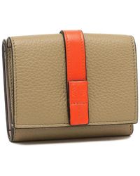 Loewe - Trifold Calfskin Wallet - Lyst