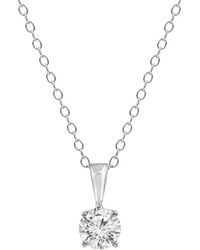 Brilliant Diamond - 14Kt 0.75 Carat Lab Grown Diamond Pendant Necklace For - Lyst