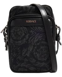 Versace - Barocco Jacquard Crossbody Bag - Lyst