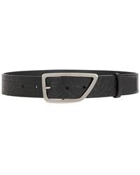 Burberry - Shield Pin Buckle Leather Belt - Lyst