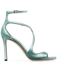 Jimmy Choo - Azia 95 Satin Sandals, Brand Size 40 Us - Lyst
