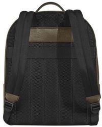 Montblanc Nightflight Leather-trimmed Canvas Backpack in Blue for