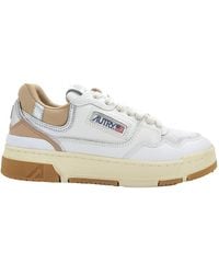 Autry - Low-Top Leather Trainer Sneakers - Lyst