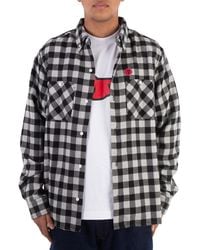ICECREAM - Check Pattern Flannel Shirt - Lyst
