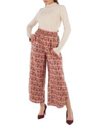Max Mara - Ladies Quark Nail Polish Prints Pants, Brand Size 36 (Us - Lyst