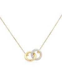 Swarovski - Dextera Pendant Interlinked Shiny - Lyst