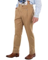 Burberry - Dover Cotton Gabardine Trousers - Lyst
