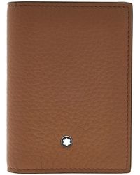 Montblanc - Caramel Grain Leather Card Holder - Lyst