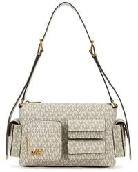Michael Kors - Printed Canvas Dakota Crossbody Bag - Lyst