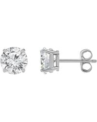 Brilliant Diamond - 1/2 Carat Round Lab Grown Diamond Stud Earrings - Lyst