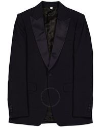 Burberry - Wool Silk Blend English Fit Tailored Blazer Jacket - Lyst