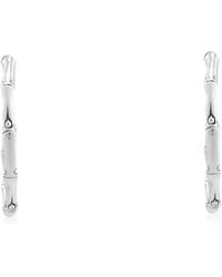 John Hardy - Bamboo Medium Hoop Earrings - Lyst
