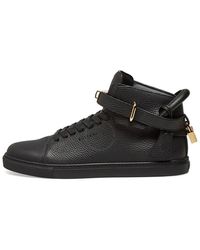 Buscemi - High-top 100 Mm Leather Sneakers - Lyst
