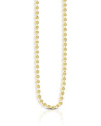 Tresorra - 14K Oval Mirror Link Chain Necklace - Lyst