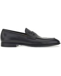 Ferragamo - Funes Leather Penny Loafers - Lyst