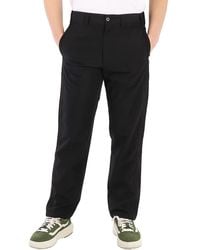 Roberto Cavalli - Side Stripe Cotton Twill Trousers, Brand Size 46 (Waist - Lyst