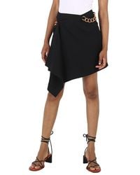 Givenchy - Ladies Chain-Detail Wrap Mini Skirt, Brand - Lyst