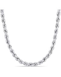 Amour - 18 Inch Rope Chain Necklace - Lyst