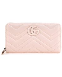 Gucci - Gg Marmont Zip Around Wallet - Lyst